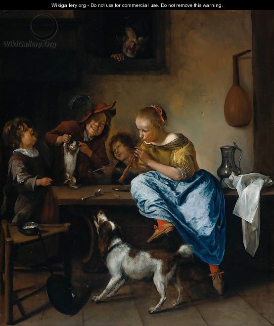 The Dancing Lesson - Jan Steen