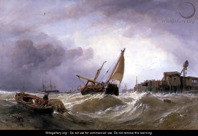 The River Texel - Clarkson Stanfield