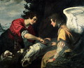 Tobias and the Archangel Raphael - Jacopo Vignali
