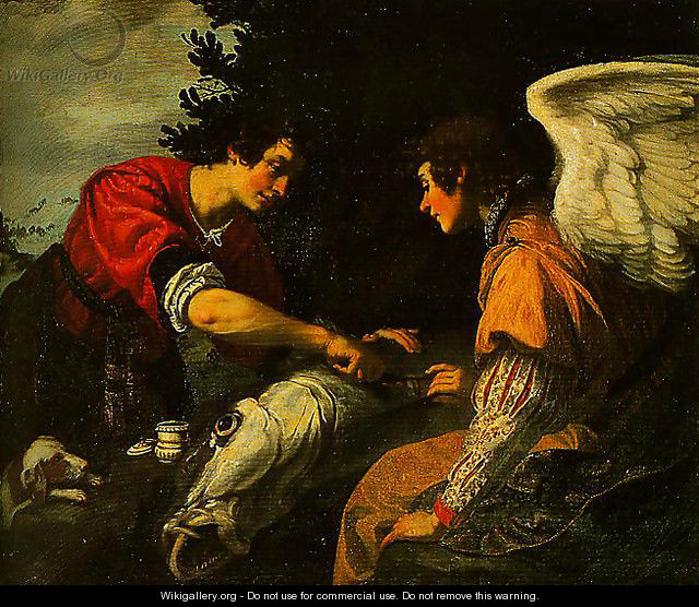 Tobias and the Angel - Jacopo Vignali