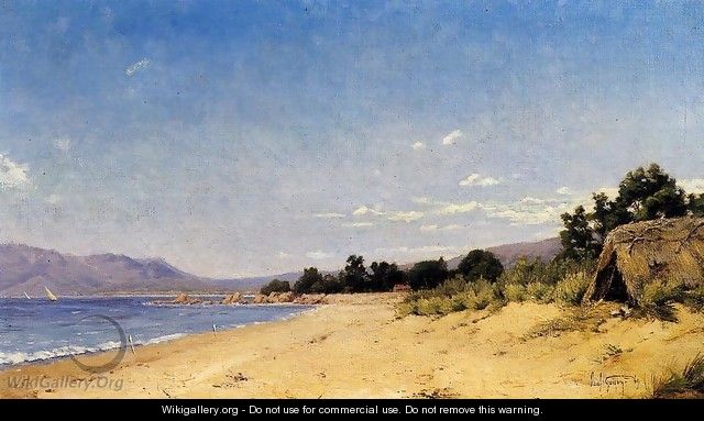 Hut by the Seashote 1869 - Paul-Camille Guigou