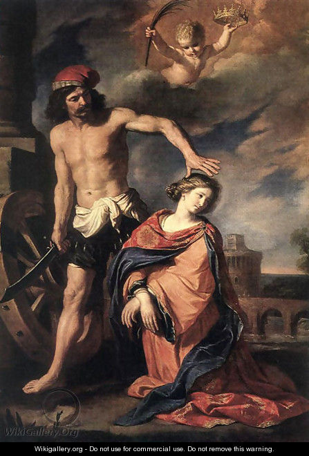 Martyrdom of St Catherine 1653 - Guercino