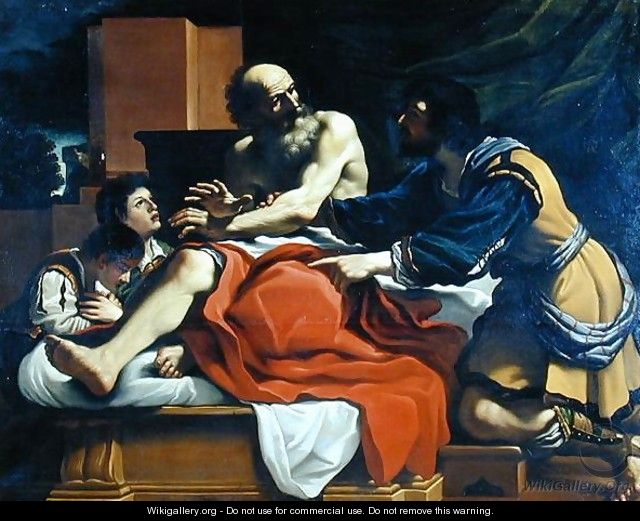 Jacob Ephraim and Manasseh - Guercino