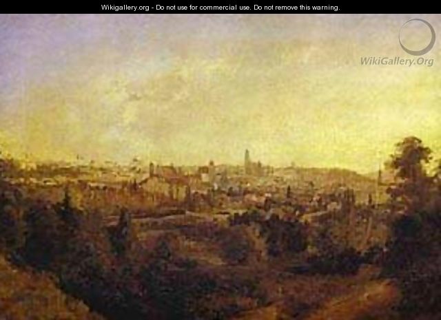 View Of A Town (Grodno) 1883 - Maksim Nikiforovich Vorobiev
