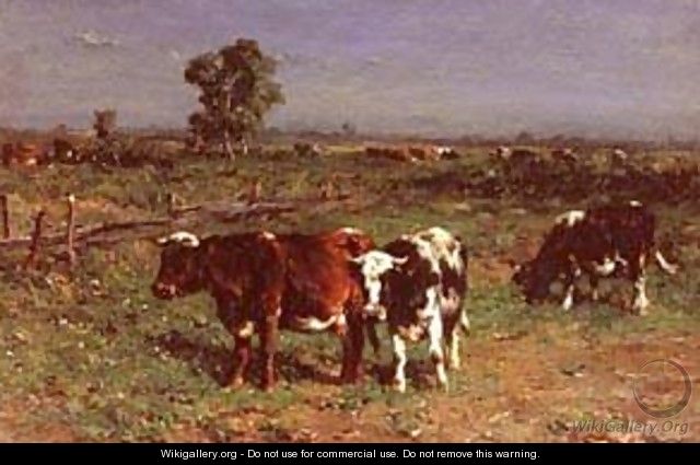Cattle Grazing - Louis-Michel Hadengue