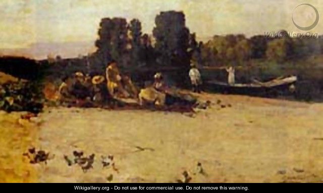 A Picnic 1880 - Bernardo Strozzi
