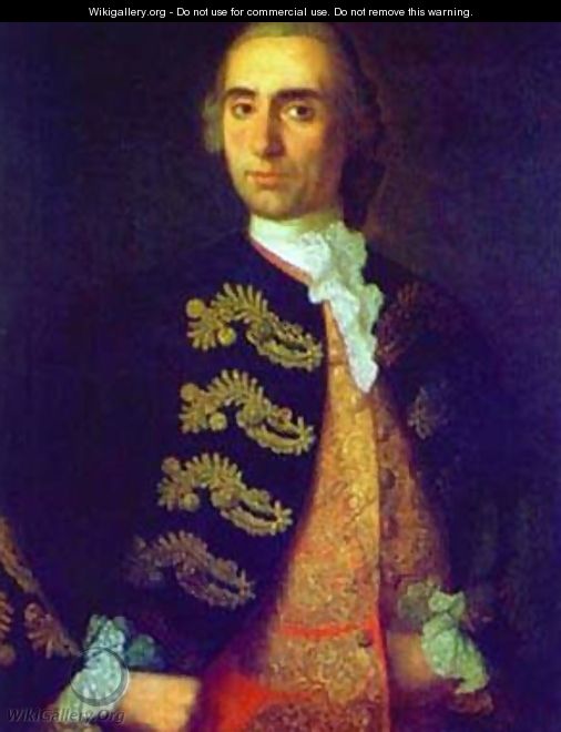Portrait Of In Kotzarev 1759 - Ivan Vishnyakov