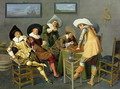 Cavaliers in a tavern - Dirck Hals