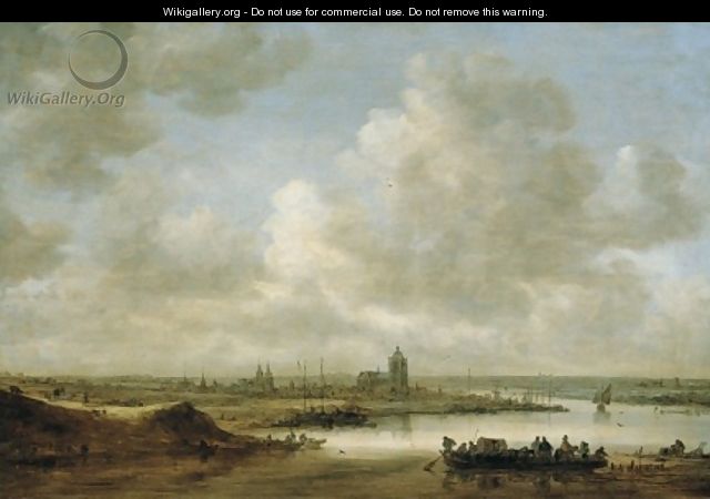 The Rhine at Arnhem 1645 - Jan van Goyen