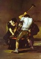 La Fragna (The Smithy) 1812-1816 - Francisco De Goya y Lucientes