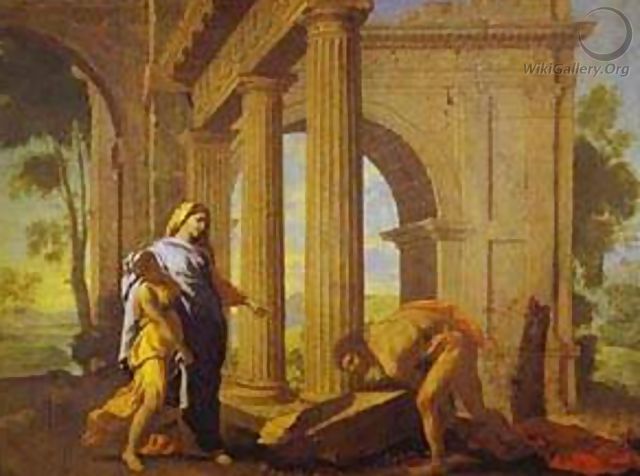 Theseus Finding His Fathers Arms C 1633-34 - Nicolas Poussin
