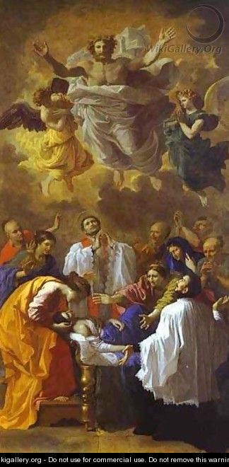 The Miracle Of St Francis Xavier 1641 - Nicolas Poussin