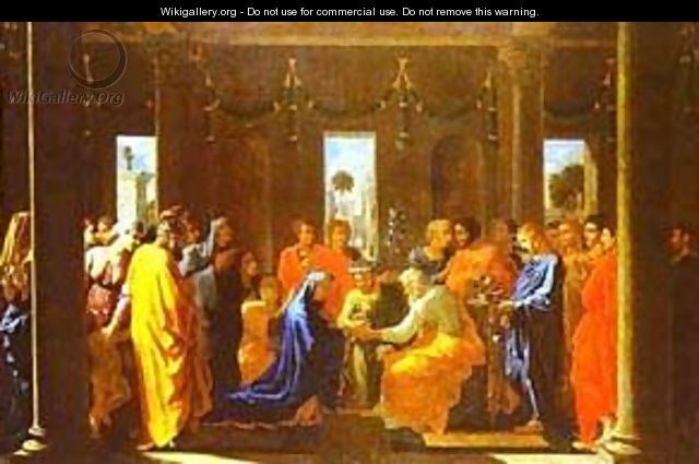 The Marriage Of The Virgin 1647 - Nicolas Poussin