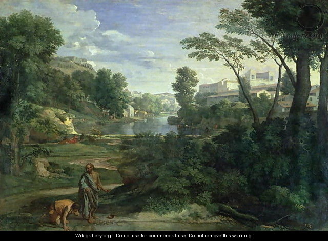 Landscape with Diogenes 1648 - Nicolas Poussin