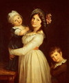 Family portrait of Madame Anthony and her children 1785 - Pal Mihaltz