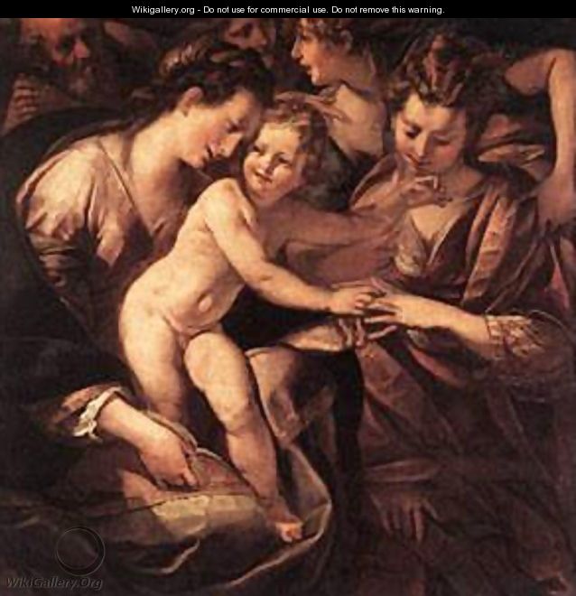 The Mystic Marriage Of St Catherine - Carlo Antonio Procaccini