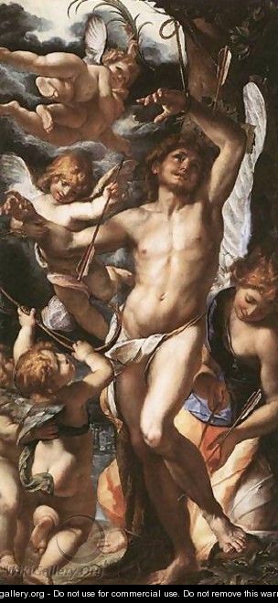 St Sebastian Tended By Angels 1610 - Carlo Antonio Procaccini