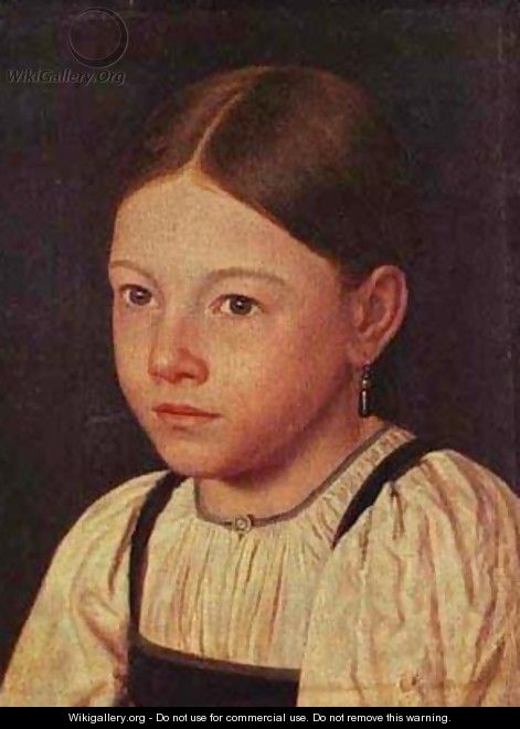 Peasants Girl 1830s - Fedor Mikhailovich Slavyansky