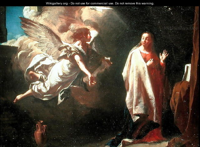 The Annunciation - Giovanni Battista Piazzetta