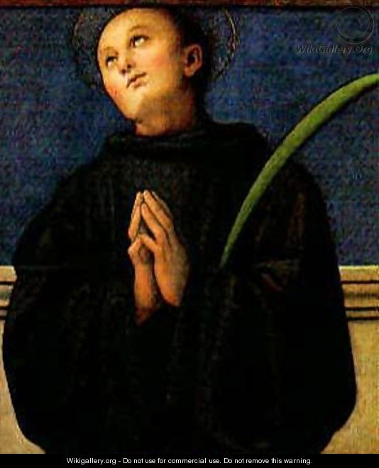 St Sebastian Muse Du Louvre Paris - Pietro Vannucci Perugino
