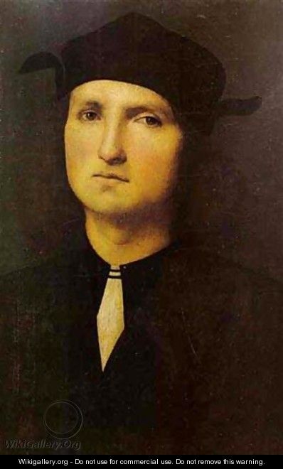 Portrait Of A Young Man 1495 1500 - Pietro Vannucci Perugino