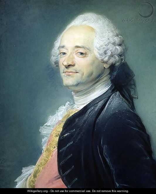 Portrait of Maurice Quentin de la Tour - Jean-Baptiste Perronneau