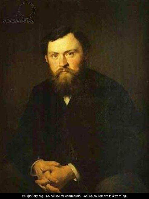 Portrait Of Alexander Borisovsky 1869 - Vasily Perov