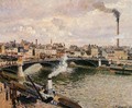 Morning Overcast Day Rouen 1896 - Camille Pissarro