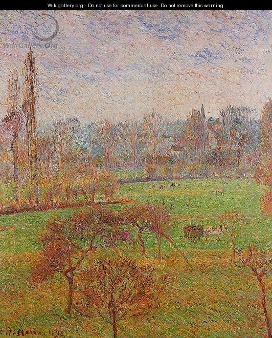 Morning Autumn Efagny 1892 - Camille Pissarro
