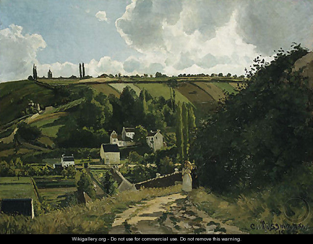 Jalais Hill Pontoise 1867 - Camille Pissarro