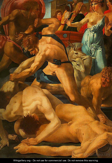 Moses Defending the Daughters of Jethro - Sebastiano Del Piombo (Luciani)