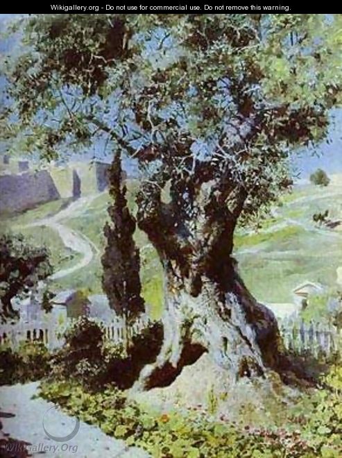 An Olive Tree In The Garden Of Gethsemane 1882 - Vasily Polenov