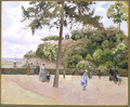 The Public Garden at Pontoise 1874 - Camille Pissarro