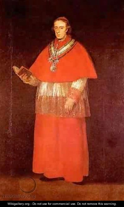Cardinal Luis Maria De Borbon Y Vallabriga 1800 - Francisco De Goya y Lucientes