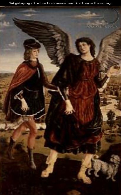 Tobias and the Archangel Raphael - Antonio Pollaiolo