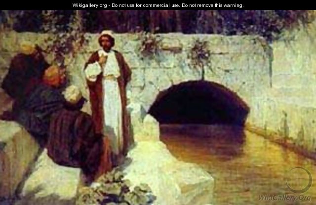 What People Think About Me From The Series The Life Of Christ 1900 - Vasily Polenov