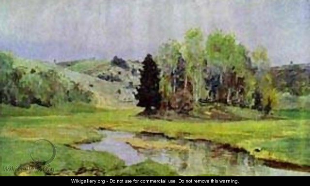 The River Svinka Study 1890s - Vasily Polenov