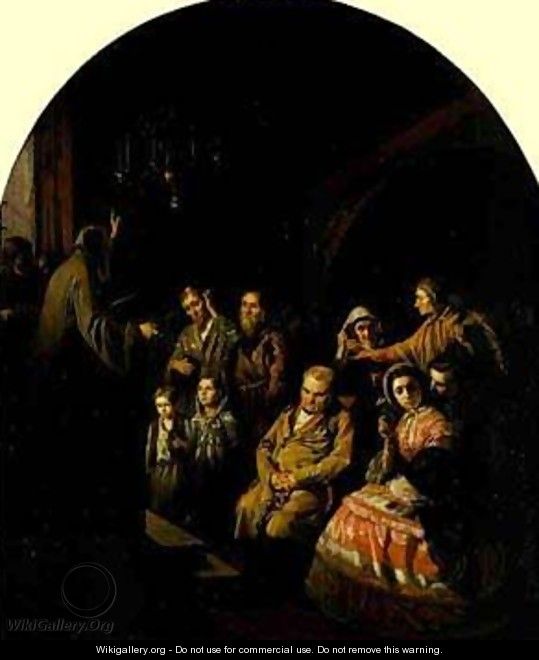 Sermon In A Village 1861 - Vasily Polenov