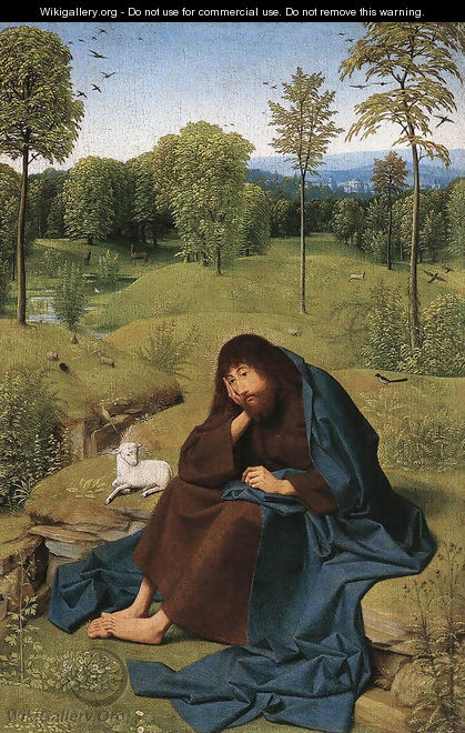 John the Baptist in the Wilderness 1490 1495 - Tot Sint Jans Geertgen