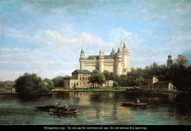 The Chateau de Pierrefonds 1869 - Pierre Justin Ouvrie