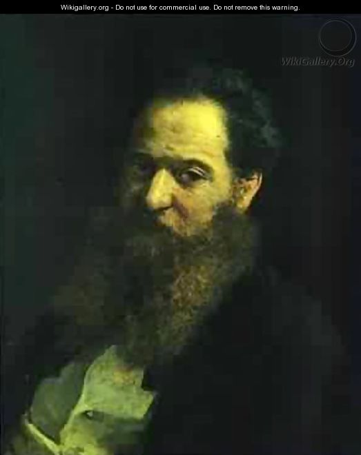 Portrait Of Nikolay O Gay Artists Father 1854 - Nikolai Nikolaevich Ge (Gay)