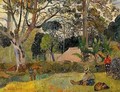 Te raau rahi (aka The Big Tree) 1891 - Paul Gauguin