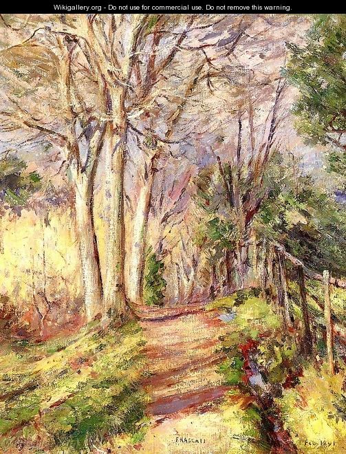 Path in Frascati 1891 - Sanford Robinson Gifford