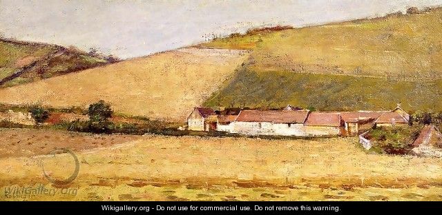 Farm Among Hills 1887 - Sanford Robinson Gifford