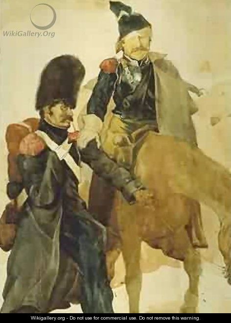 The Return From Russia 1818 - Theodore Gericault