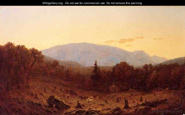 Twilight on Hunter Mountain 1867 - Sanford Robinson Gifford