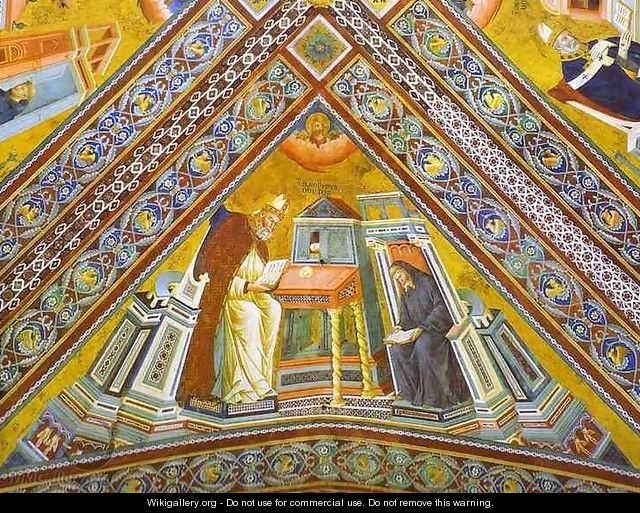 Vault Of The Doctors Of The Church St Jerome 1290-1295 - Giotto Di Bondone