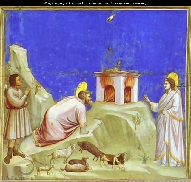 The Sacrifice Of Joachim 1302-1305 - Giotto Di Bondone