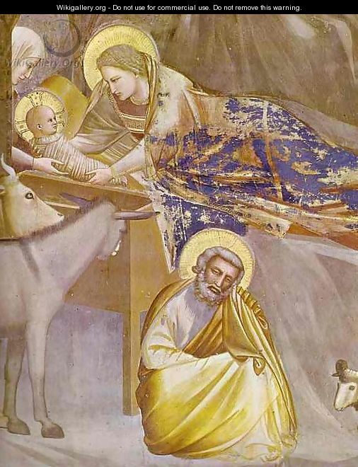 The Nativity 1304-1306 - Giotto Di Bondone
