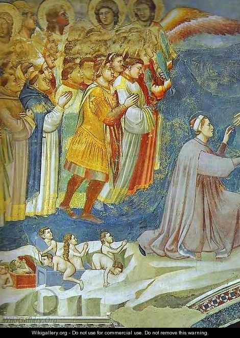 The Last Judgement Detail 5 1304-1306 - Giotto Di Bondone